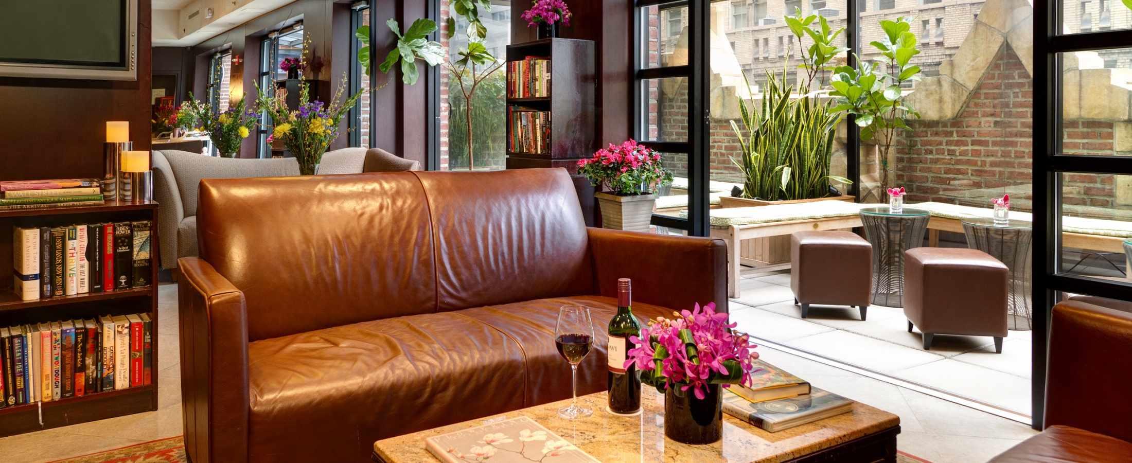 Library Hotel New York City - Writer’s Den & Poetry Garden