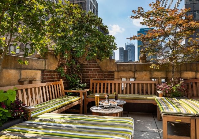 Writer's Den with glass enclosed terrace